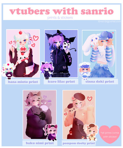 sanrio x indie vtubers